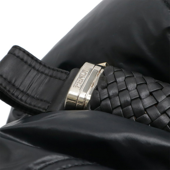 Fendi Spy Bag Handbag Tote Moncler Leather Black - Picture 5 of 10